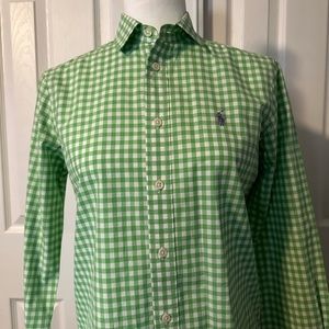 Polo Ralph Lauren Shirt
Size S
Green & White
New Condition